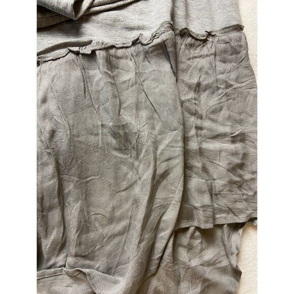 Maurices Gray open knit cardigan with flowy bottom part long sleeve size XXL - Picture 11 of 11